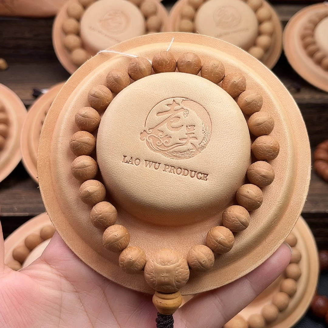 一***0吊坠凤眼菩提精品11mm玉化皮质