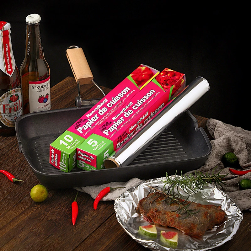 锡纸卷10米大卷铝箔纸烤箱空气炸锅专用厨房家用加厚烧烤锡箔纸