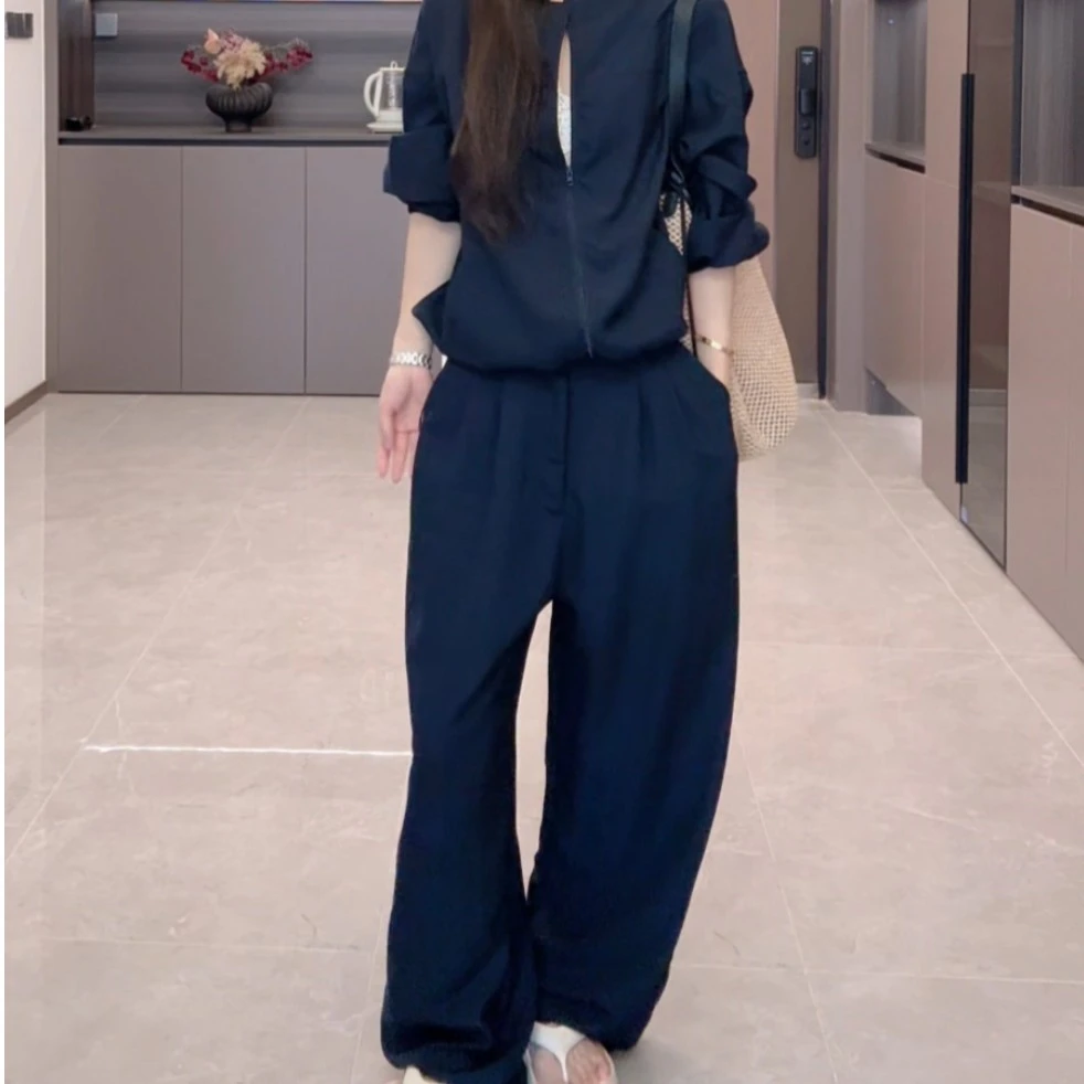 简约丨亚麻外套短裤新品宽松百搭长袖套装66168+26238