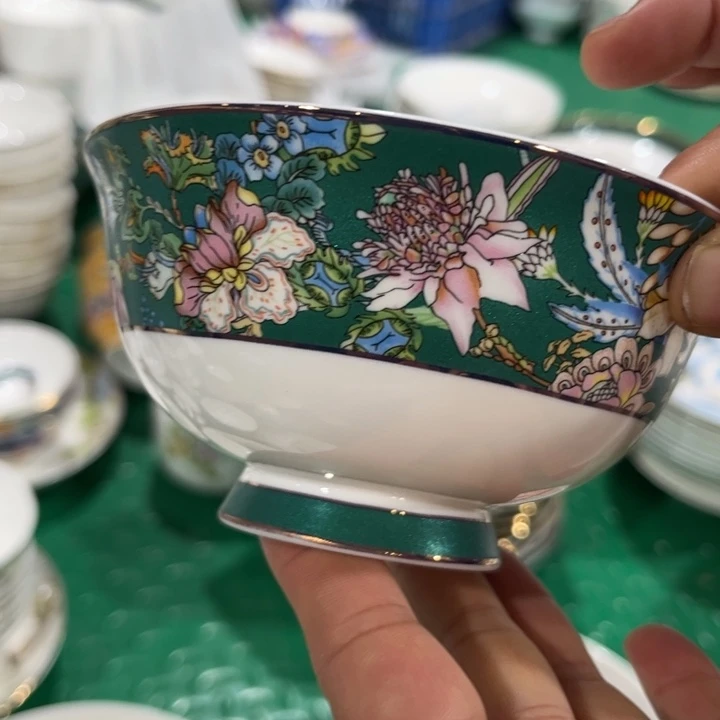 瓷片仙踪4.5寸碗六个哇塞