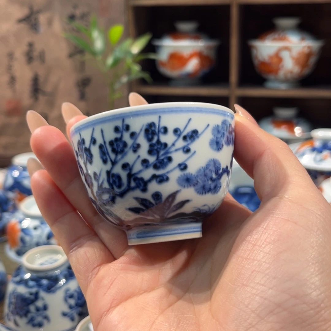 柴窑景德镇陶瓷主人杯