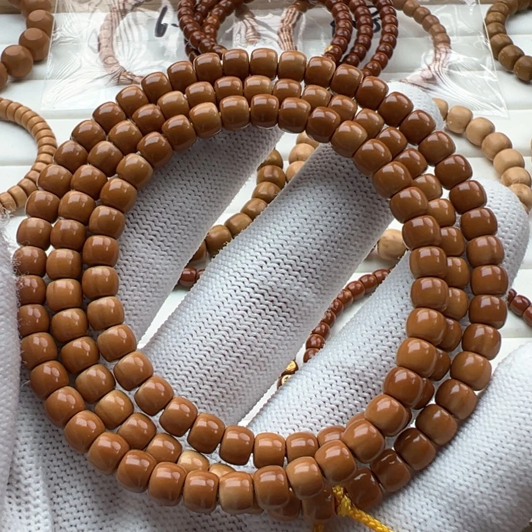 橄榄核手串5.8老挝老型108