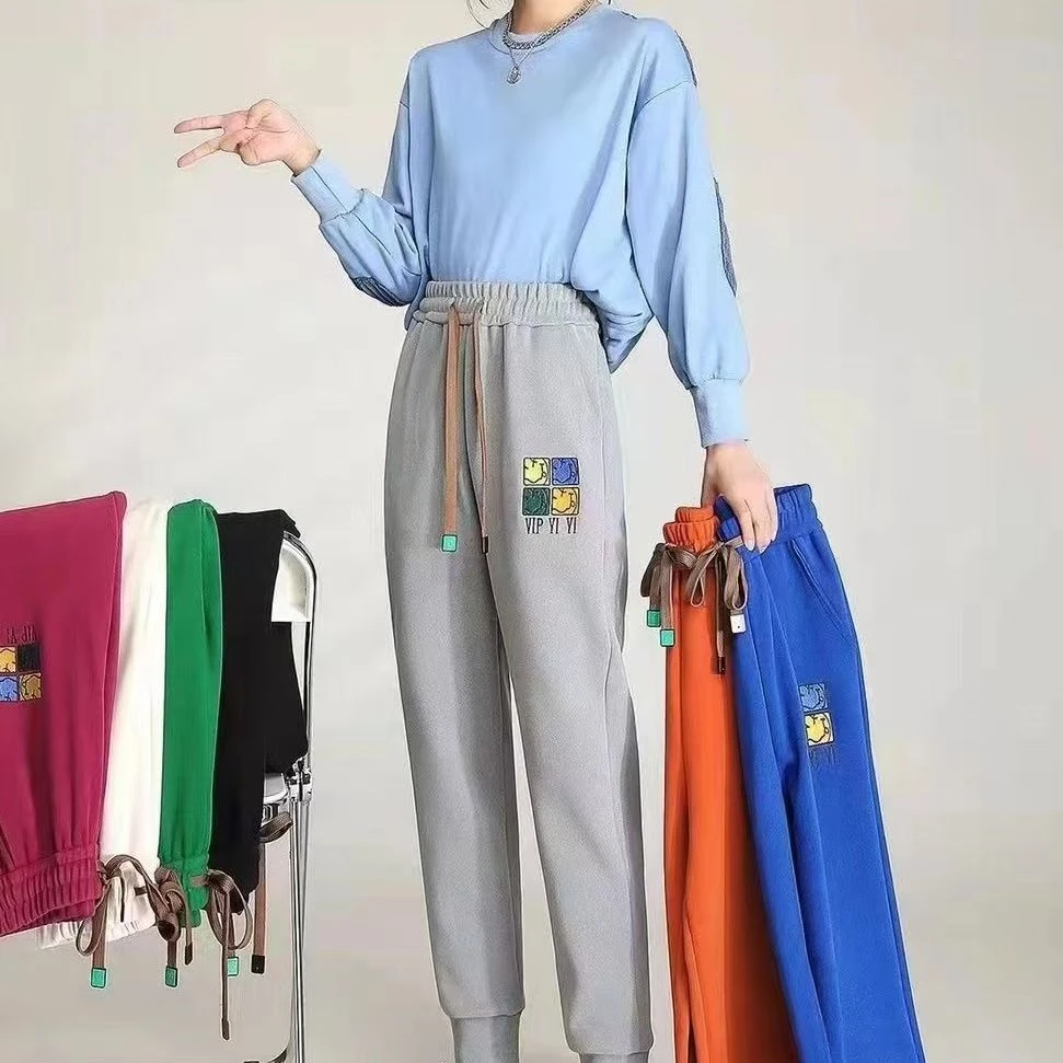 【玲姐定制】秋冬抗风纳米太空蓄热保暖防风运动高腰束脚卫裤