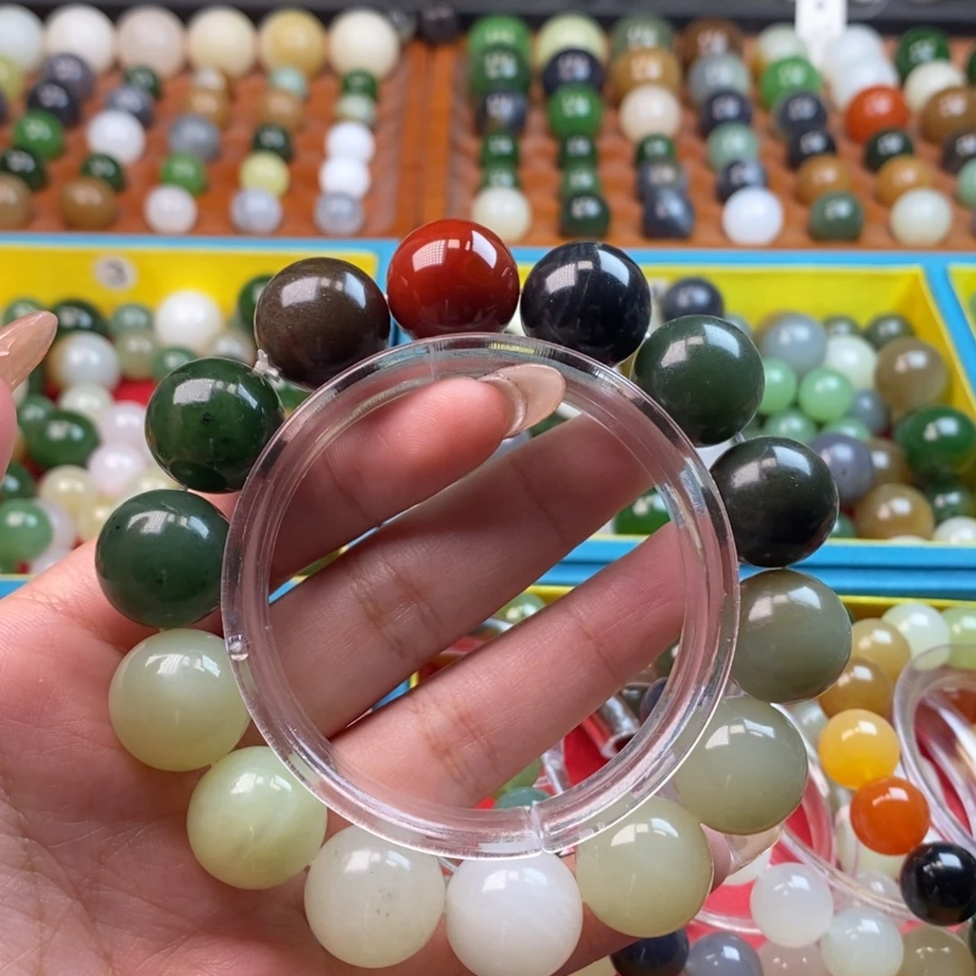 和田玉未镶嵌珠宝奇石福利多宝手串z16