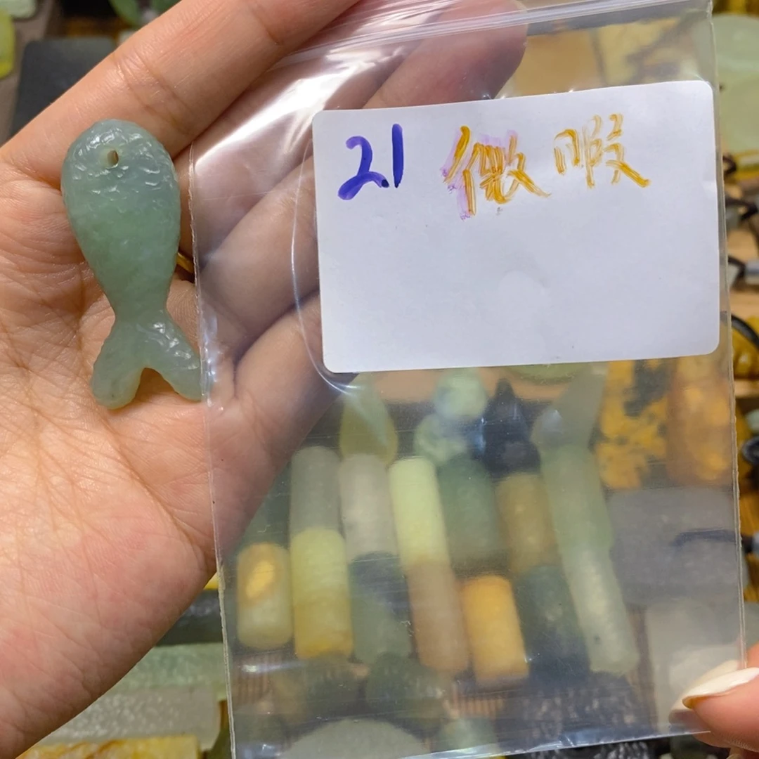 未镶嵌蛇纹石玉手链