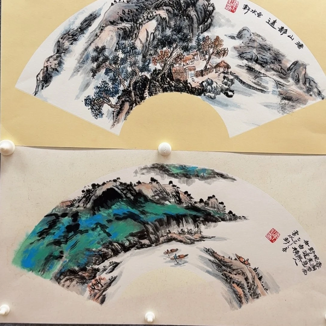 国画3366作品卡纸哈哈哈