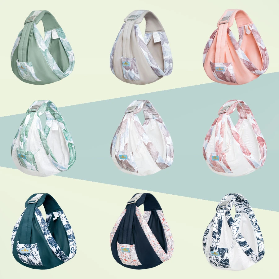 喔喔熊婴儿简易横抱前抱夏季四季多功能轻便抱娃通用神器婴儿背巾