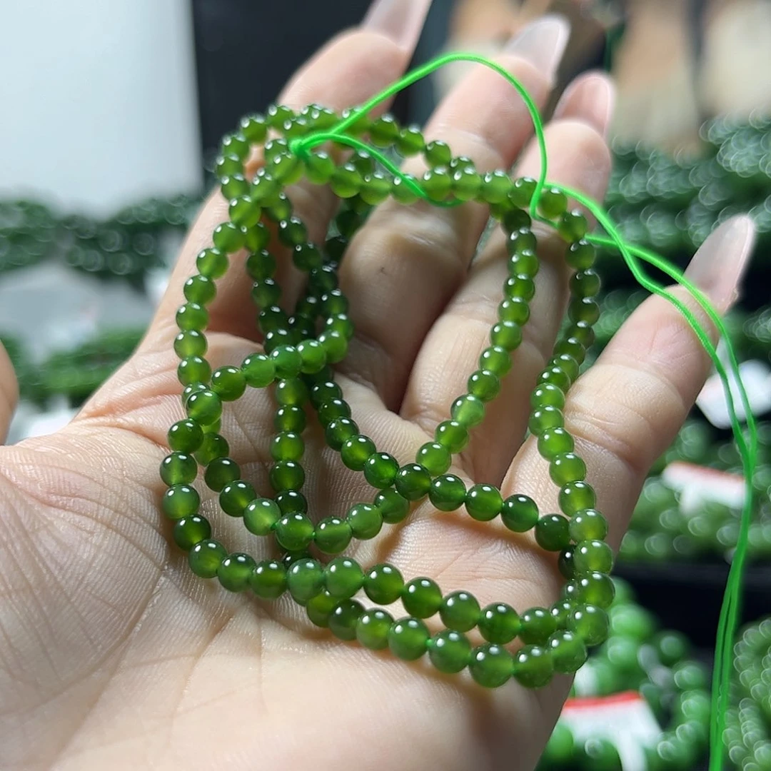 手链未镶嵌和田玉（碧玉）4