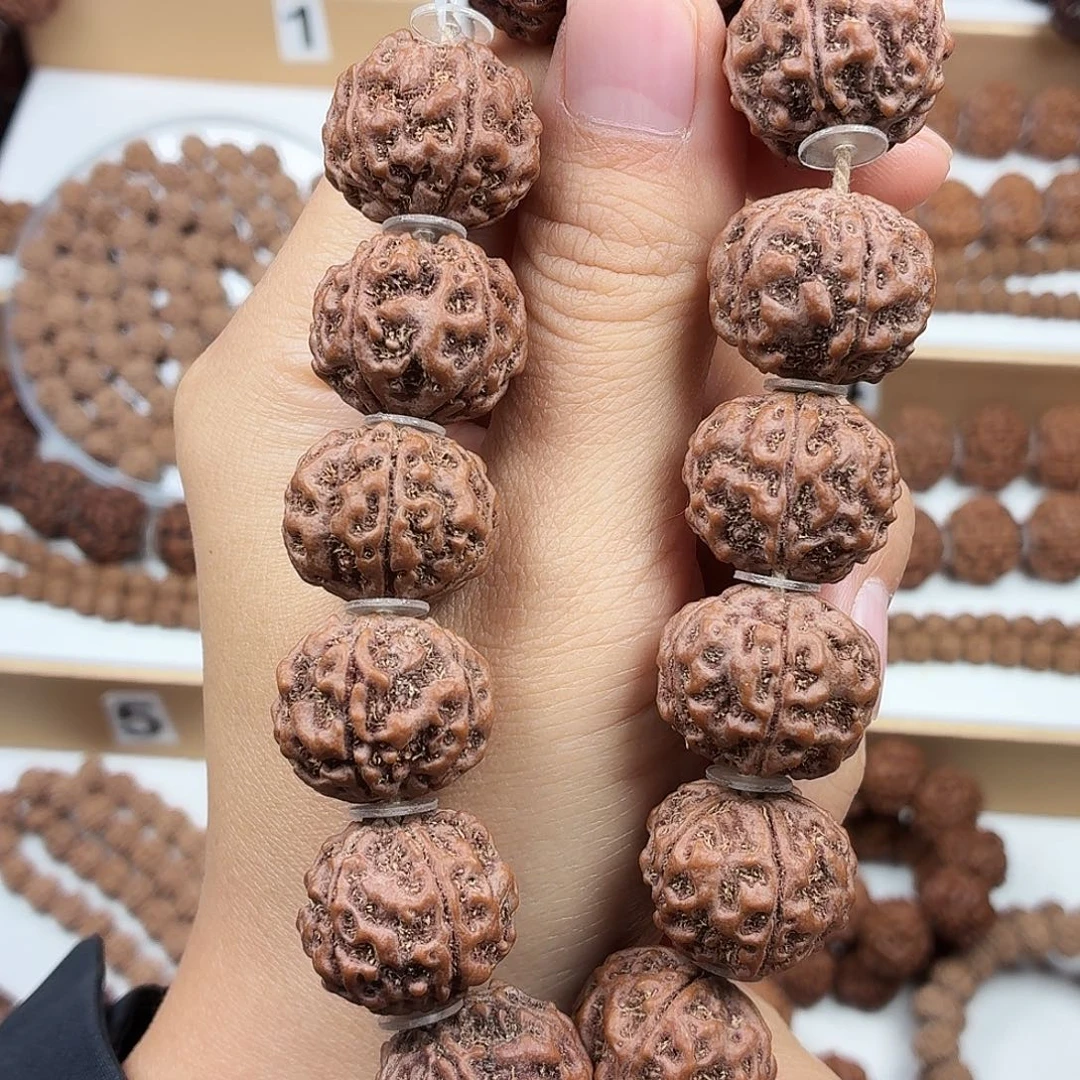 金刚菩提手串稀有精品梅花千金盘龙