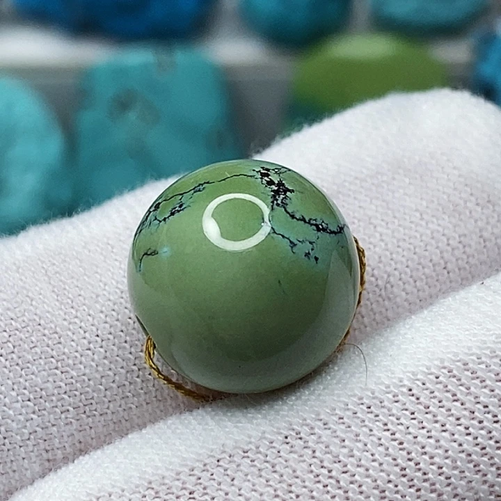 未镶嵌绿松石天然原矿 地大质检