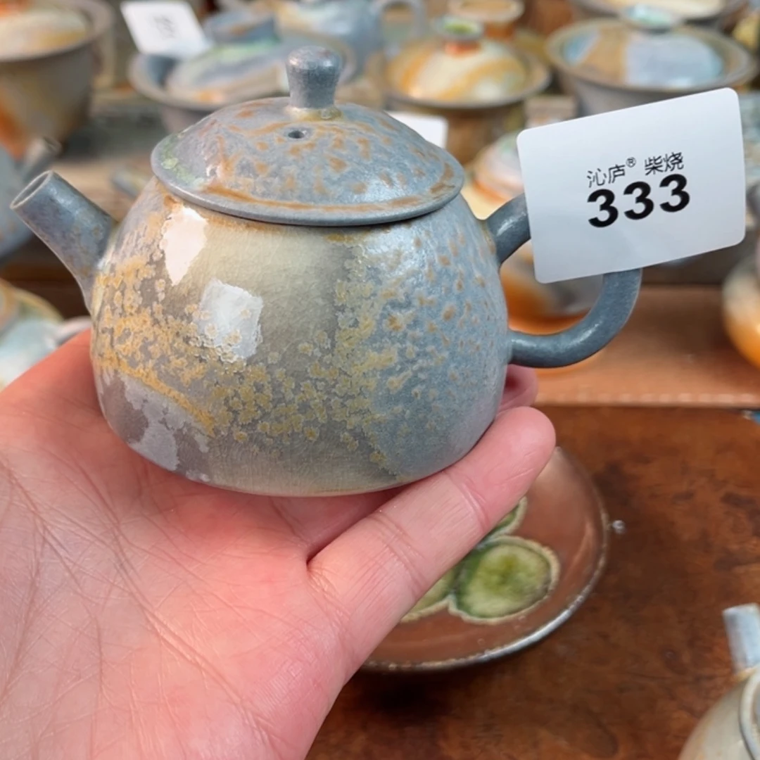 【闪购商品】依*沁庐柴窑古法柴烧手工茶具