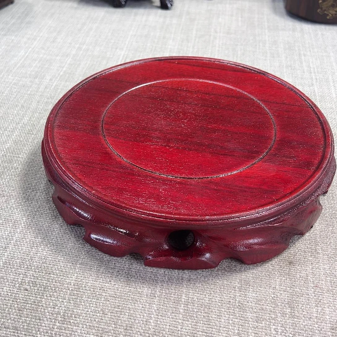 红木底座精雕工艺品