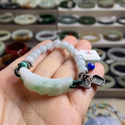 颈饰未镶嵌翡翠翡翠手链