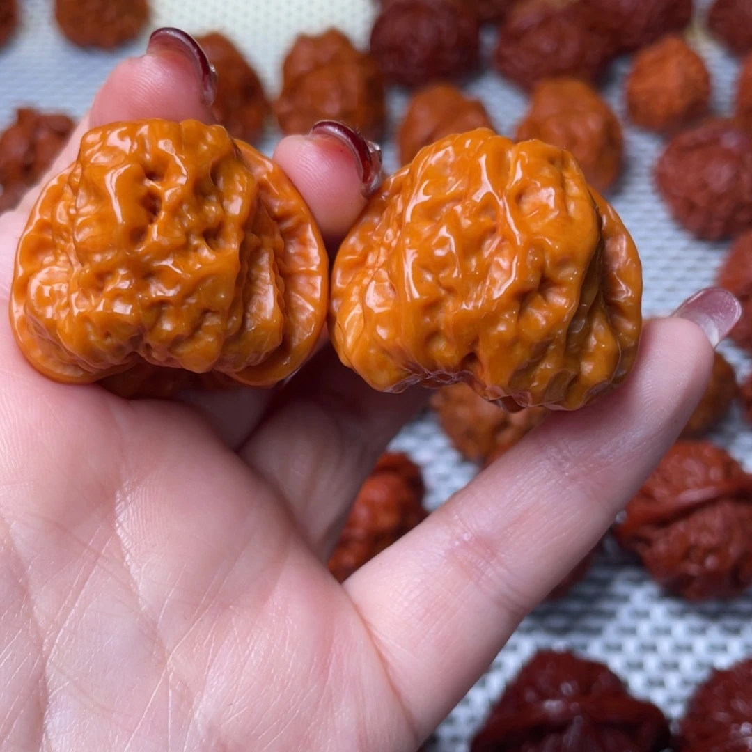 桃核吊坠文玩核桃 手把件 蛤蟆头 37