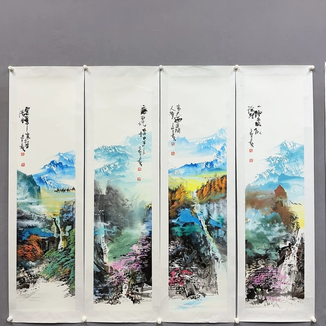 国画亲笔手绘放心去藏