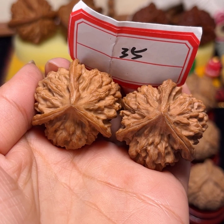 吊坠文玩核桃35全品珊瑚纹奔35