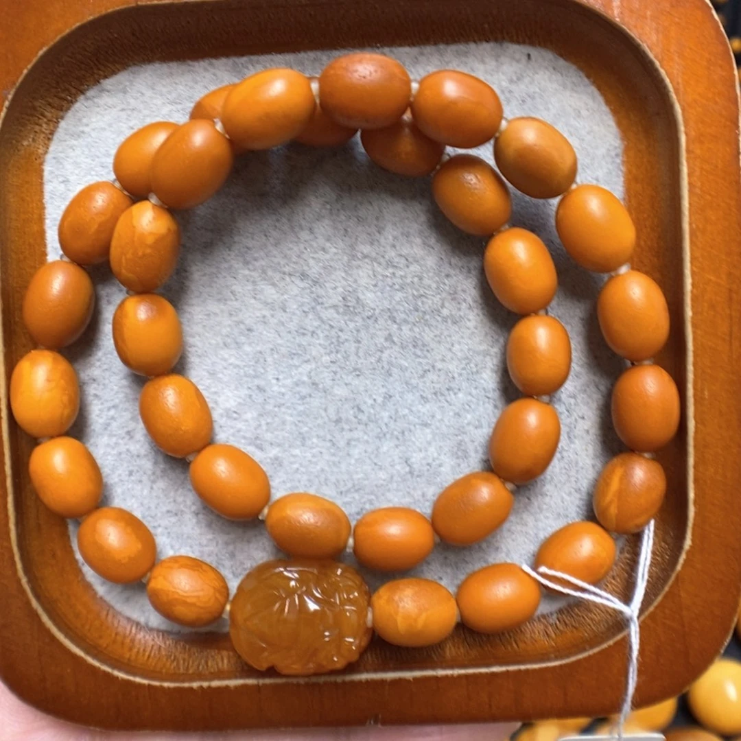 蜜蜡手串未镶嵌蜜蜡