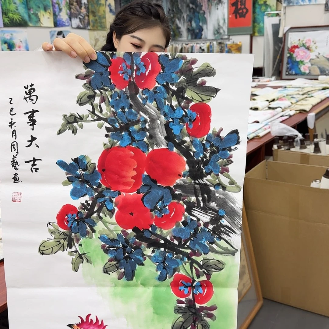 国画国画精品纯手绘