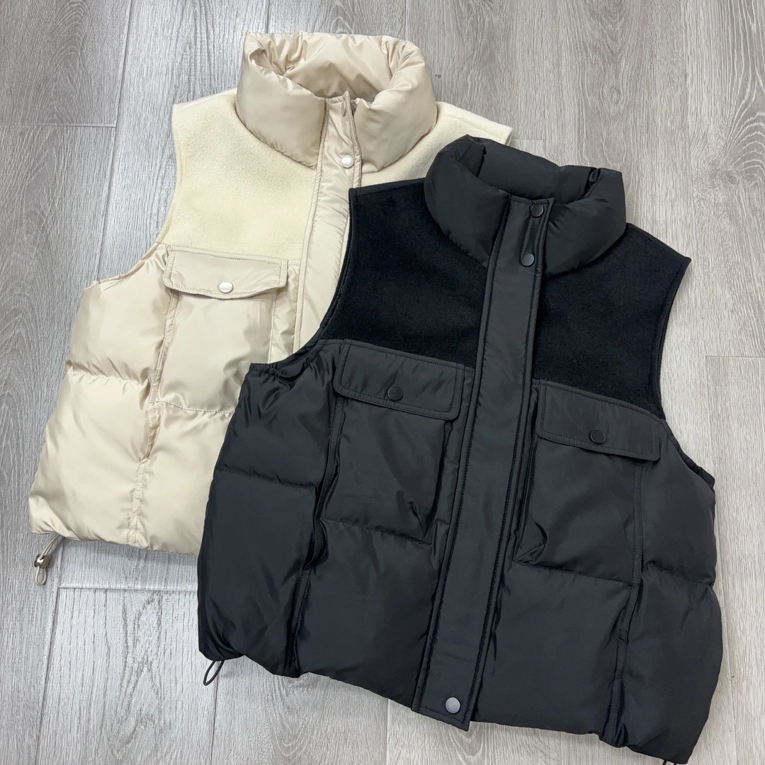 【魅力风】秋冬加厚加棉修身时尚百搭保暖女士马甲