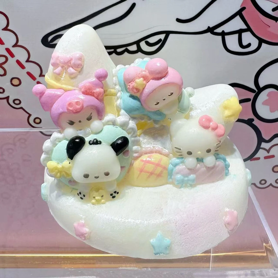 新款三丽鸥月亮船美乐蒂库洛米帕恰狗kt香薰蜡烛