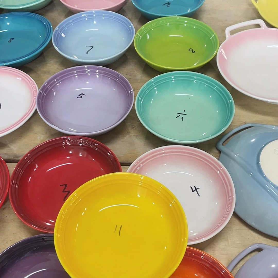 瓷片微瑕陶瓷餐具2个装精品