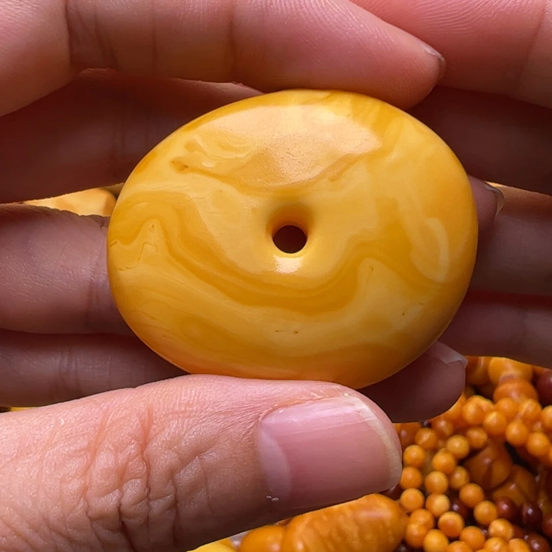 裸石蜜蜡未镶嵌藏扣