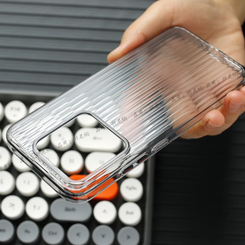 适用小米15Pro光栅瓦楞磁吸手机壳K80Ultra防摔14透明保护硬套70