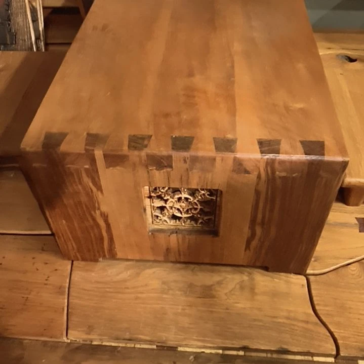 松***堂玉飘窗老料小茶几