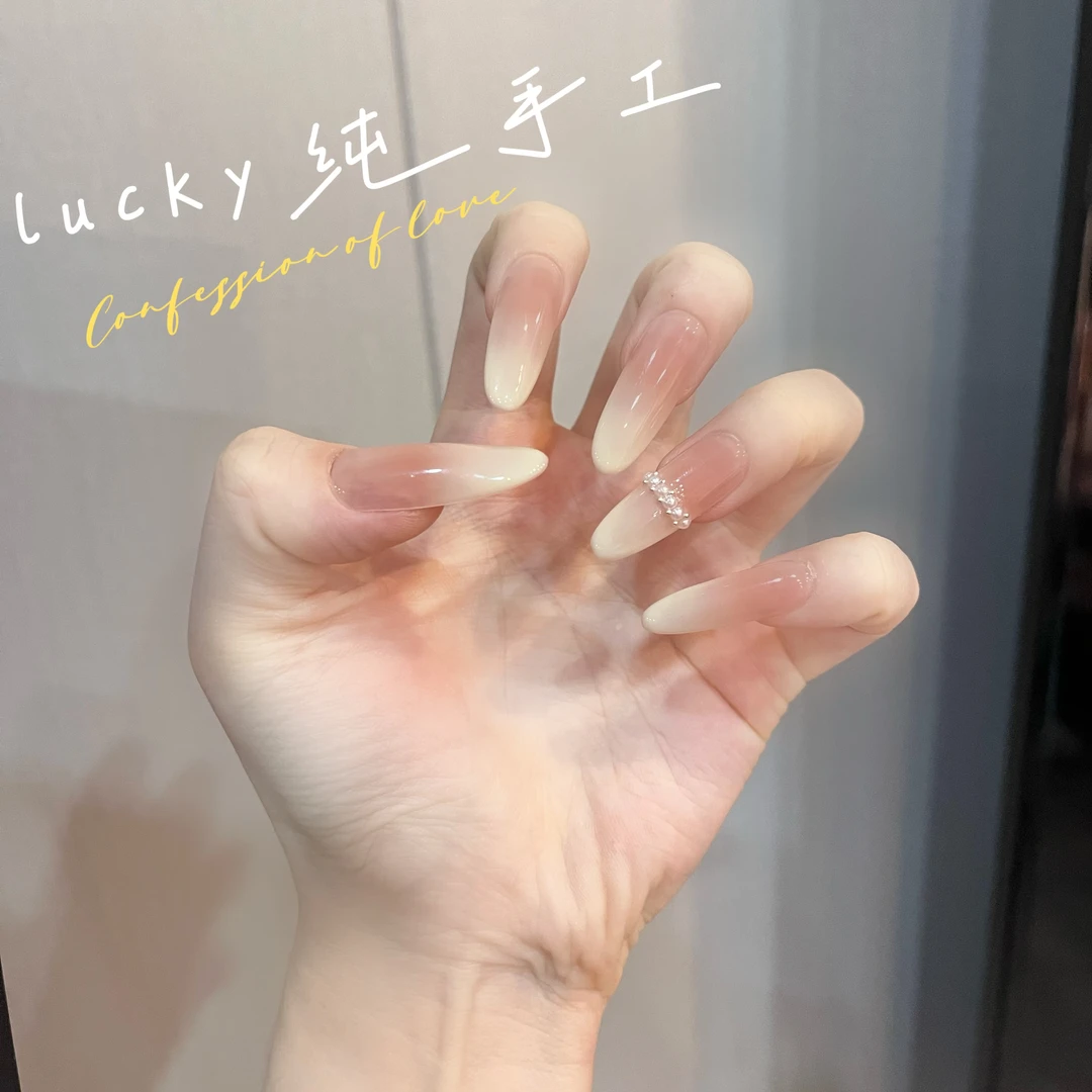 【1B04】玉脂纯手工精品重工美甲穿戴甲盲盒百搭精致显白穿戴甲