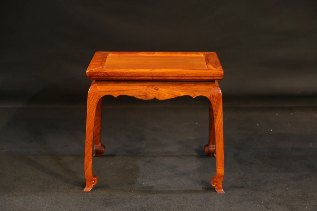 大果紫檀宋氏四方凳国标红木家具工厂直销生漆处理明式经典家用