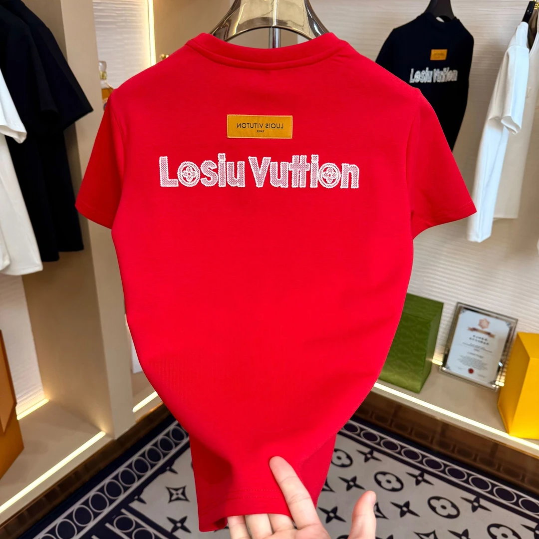 2025潮牌重磅高奢风休闲情侣T恤-3560-朴-1