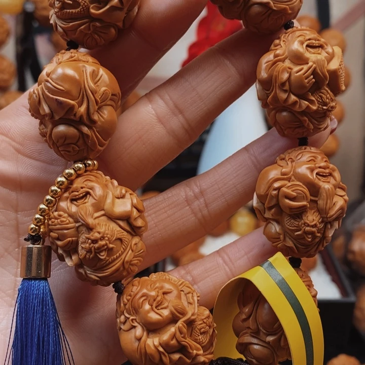 橄榄核手串/手链嘎**斯龙财神2.5