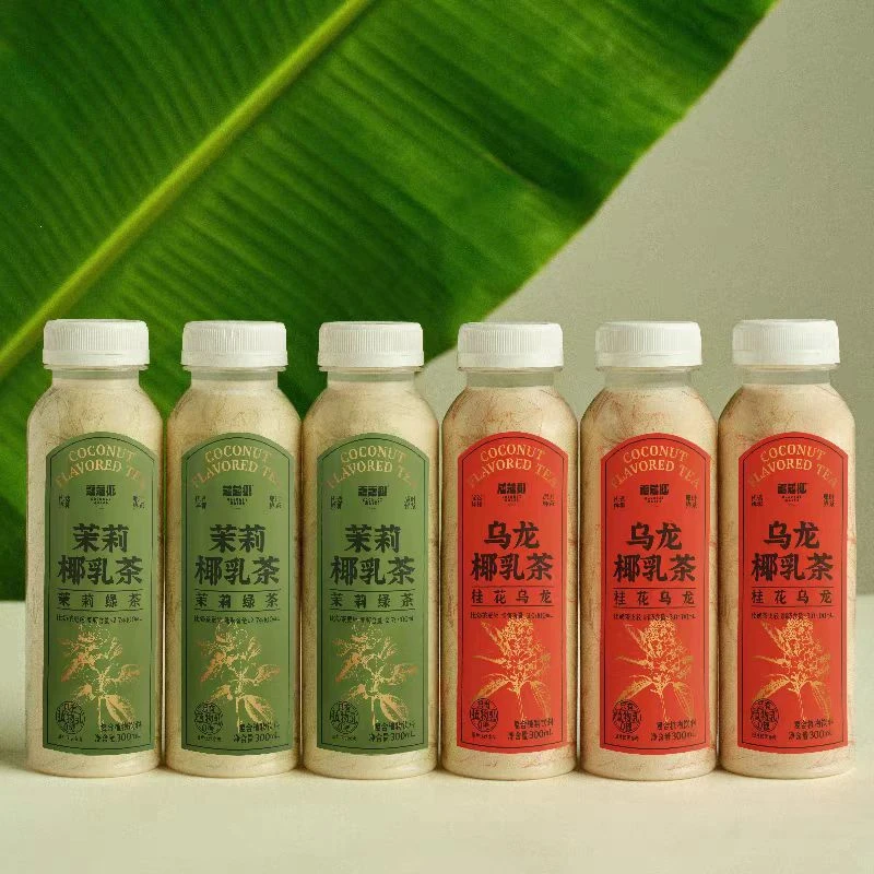 【至2024-12-23】【冷藏】蔻蔻椰（茉莉绿茶/桂花乌龙)椰乳茶300ml*8瓶
