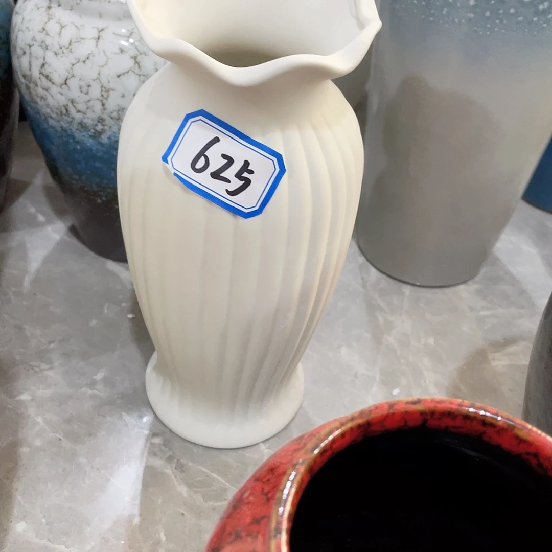 瓶625号高度20厘米磨砂微瑕陶瓷