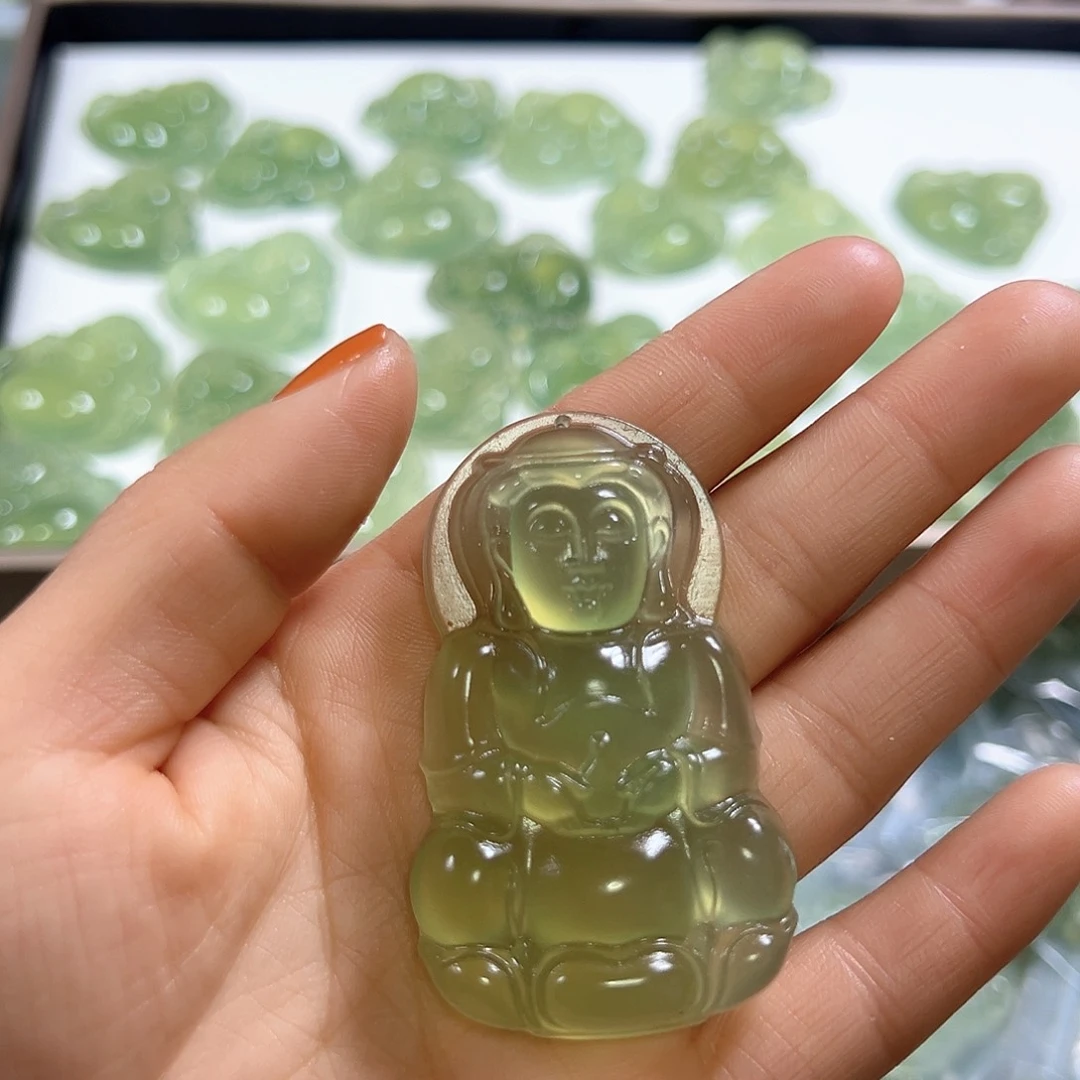 ①***④蛇纹石玉未镶嵌颈饰