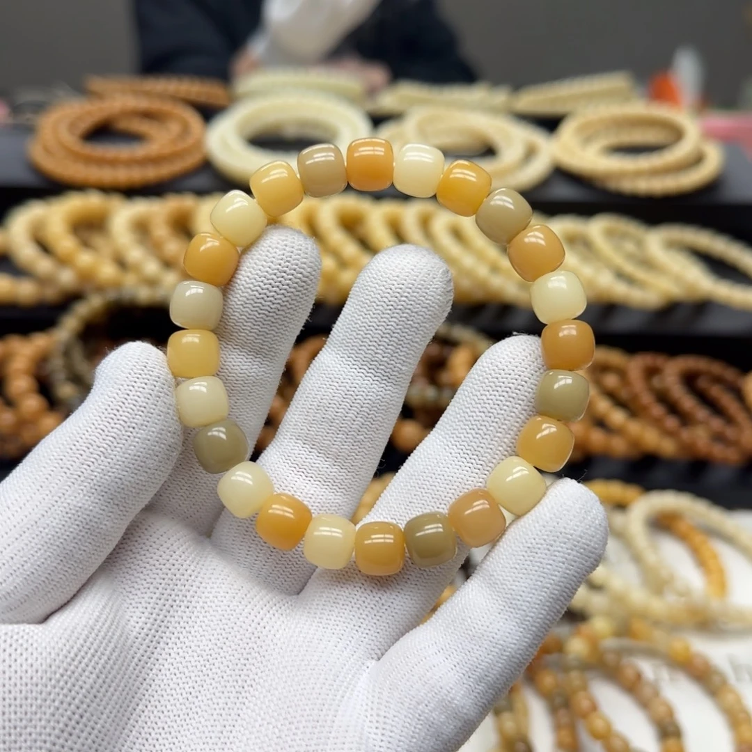 手串菩提根/象牙果9×10 5年 鬼工