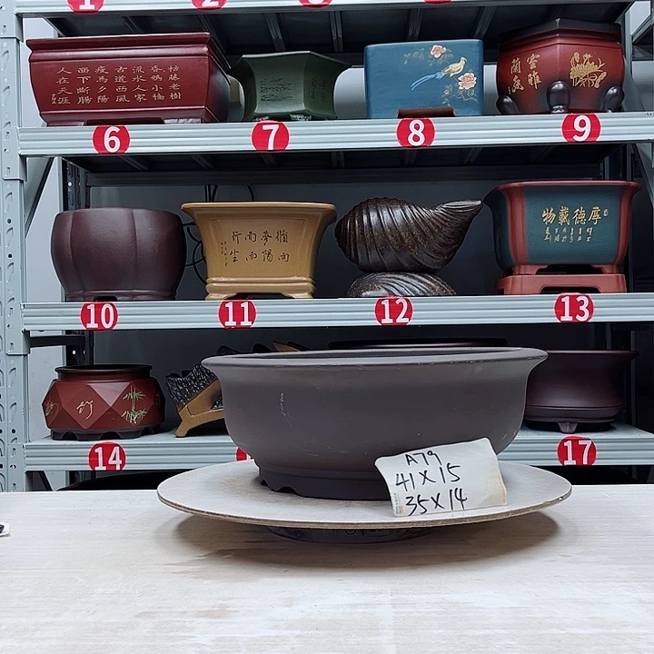 紫砂花盆紫砂花盆