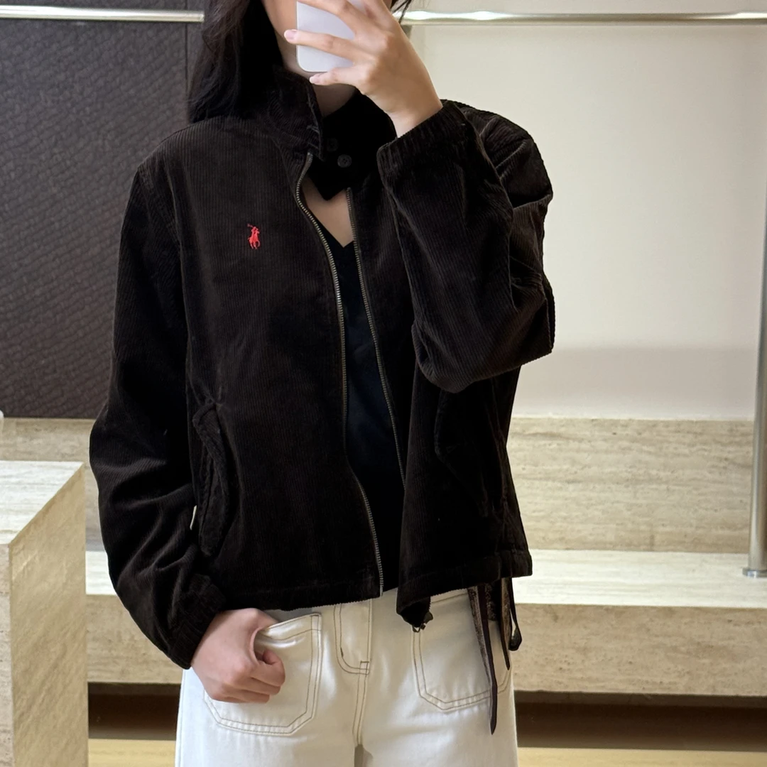 【Xenia】“绒境栖光”灯芯绒立领宽松显瘦外套