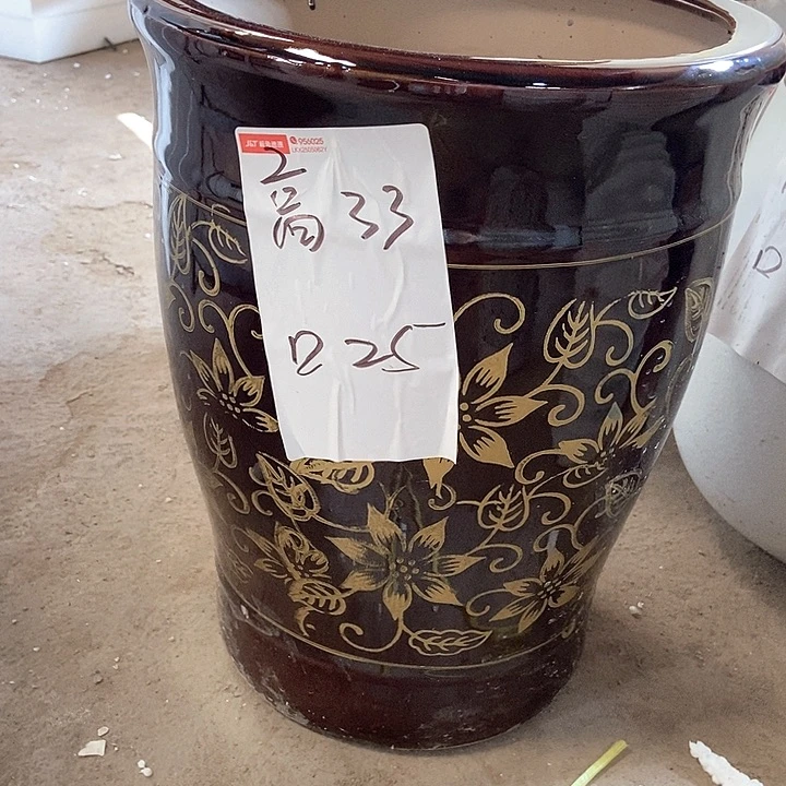 高温烧制棕金花一个特价