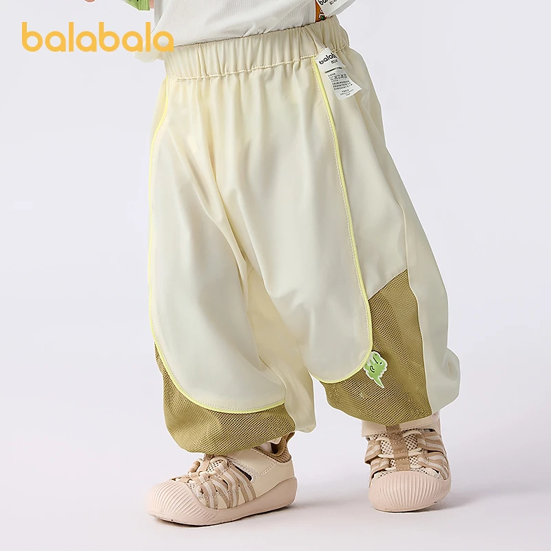 【balaOne】裤子婴儿夏季薄款长裤女童休闲裤男童一岁婴童新款潮酷