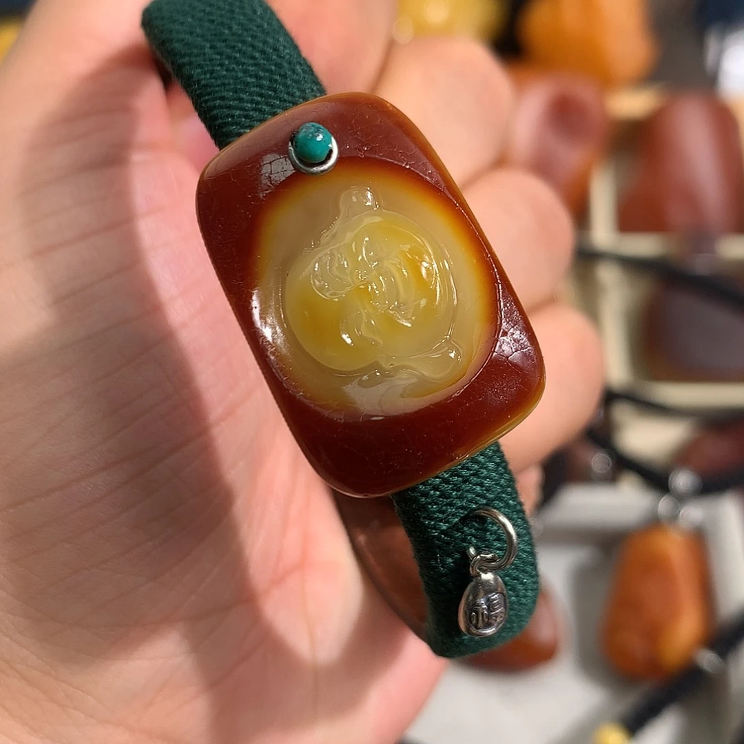 蜜蜡裸石未镶嵌你