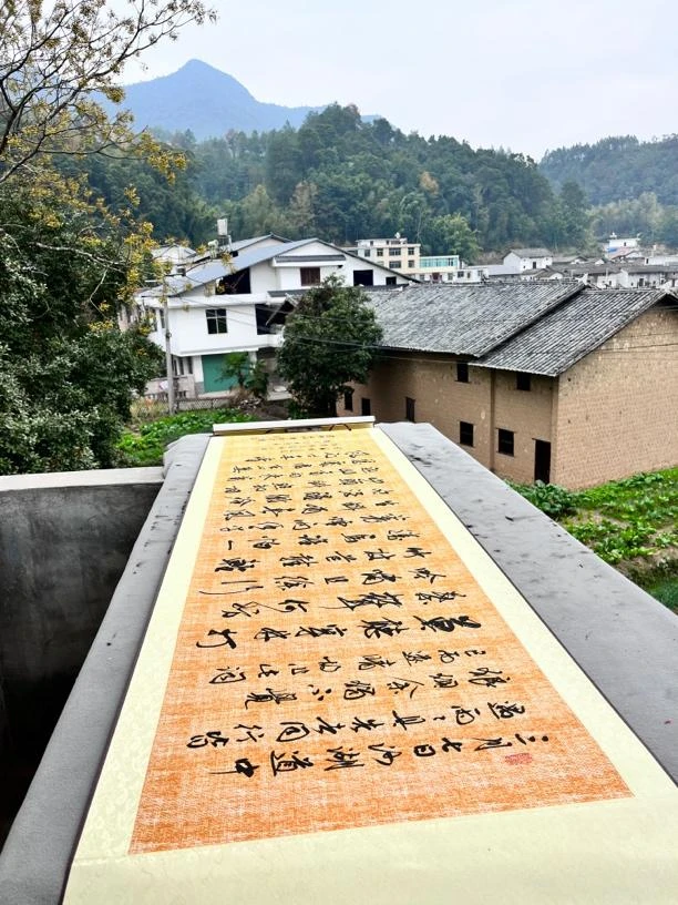 墨生人210*50苏东坡《定风波》书法卷轴臻品