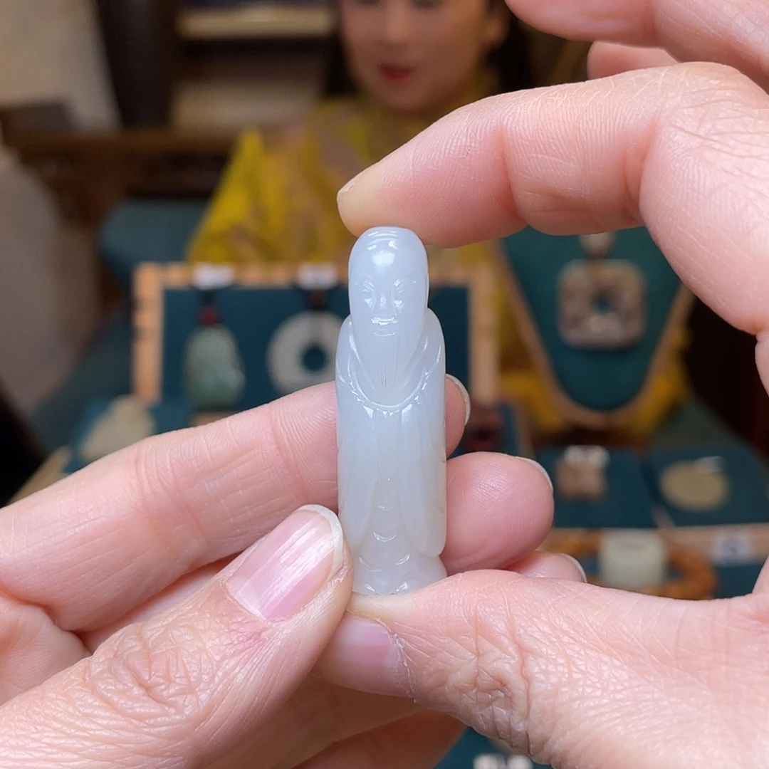 和田玉挂件未镶嵌平*哥