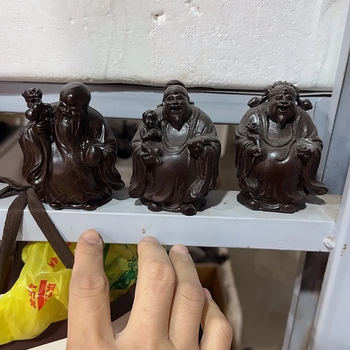木黑檀木9福禄寿三星一套