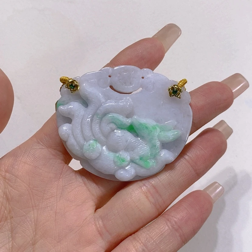 【闪购商品】翡翠未镶嵌颈饰