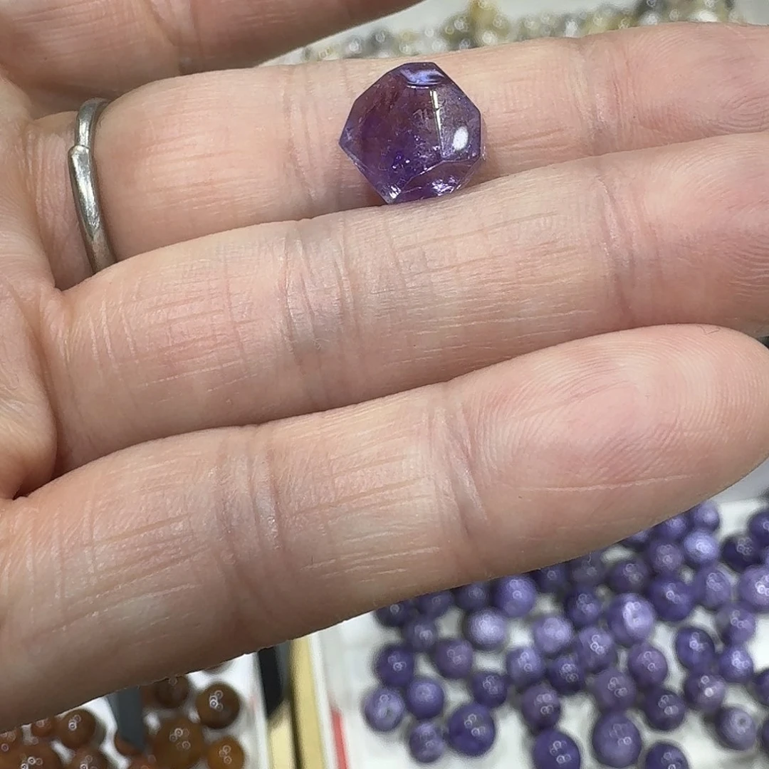 紫晶珠宝半成品未镶嵌天然紫超七定制