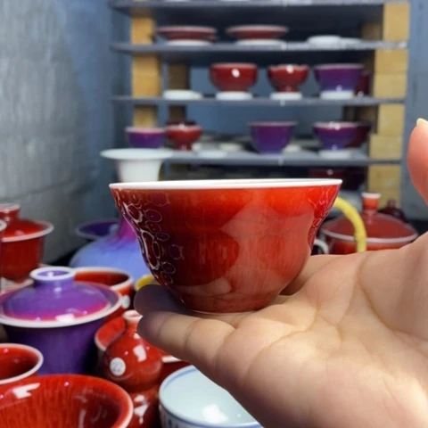 【闪购商品】景德镇名陶坊原矿郎红