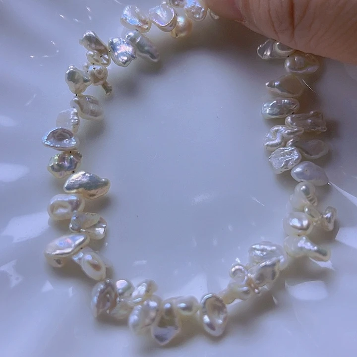 淡水珍珠手绳合金