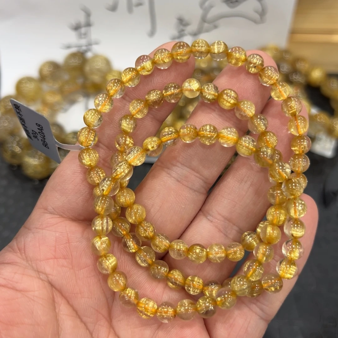 未镶嵌水晶手链b188钛晶