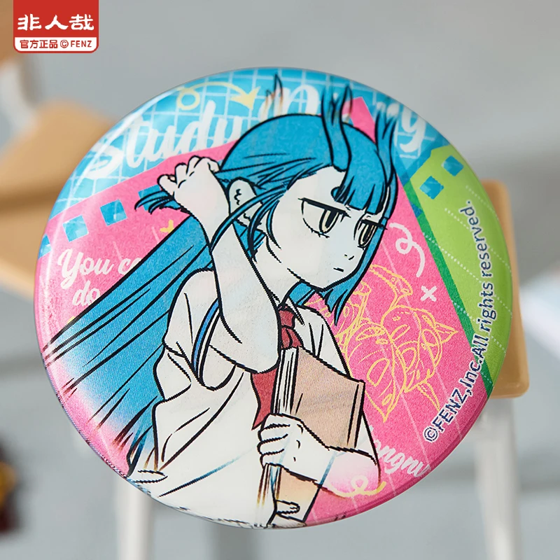 非人哉今天也要上学系列【如意赏直播帮拆】-光栅马口铁徽章盲盒